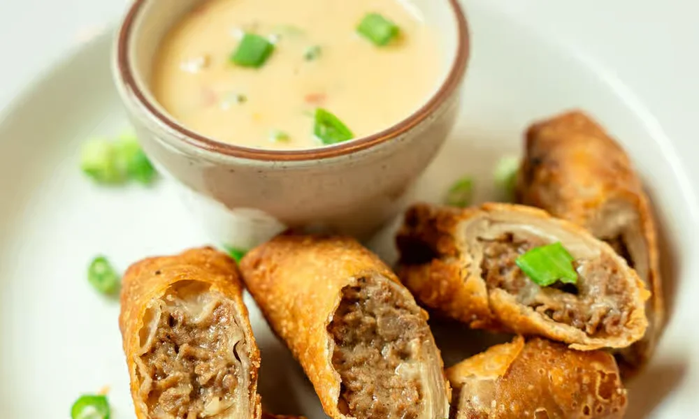 Philly Steak Egg Rolls